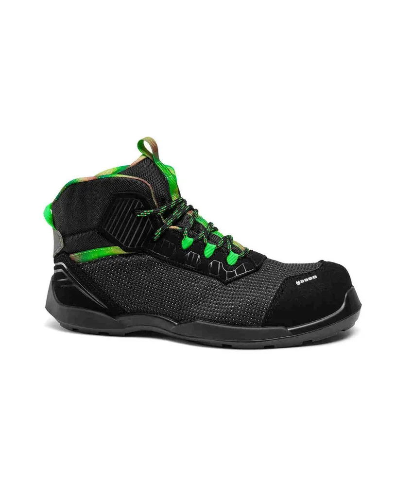 Scarponcini antinfortunistici S3S Base Yellowstone Top, ESD - tessuto tecnico idrorepellente
