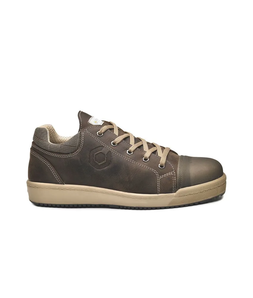 Scarponi antinfortunistici da donna S3 Base Margot, tomaia pelle ingrassata idrorepellente - suola Airtech TpuSkin