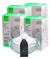 Kit di 20 mascherine filtranti FFP3 Zer0 32 con valvola elettronica Active Shield BLS