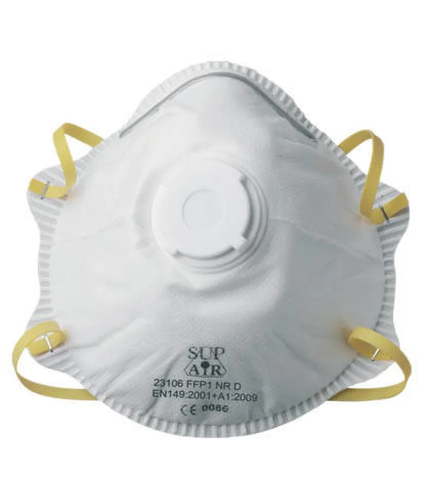 12 box da 10 mascherine filtranti Coverguard MO23106, 12 box da 10 - con valvola - per polveri fini