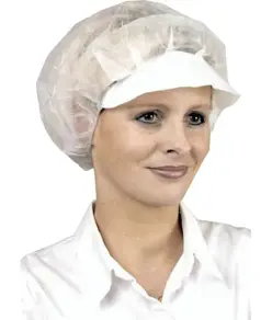 box da 100 cuffie monouso Coverguard Bouffant Cap With Visor