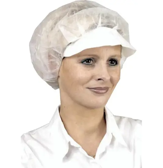 box da 100 cuffie monouso Coverguard Bouffant Cap With Visor