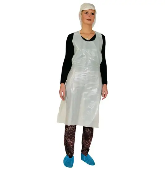 box da 100 grembiuli monouso in polietilene Coverguard 56220