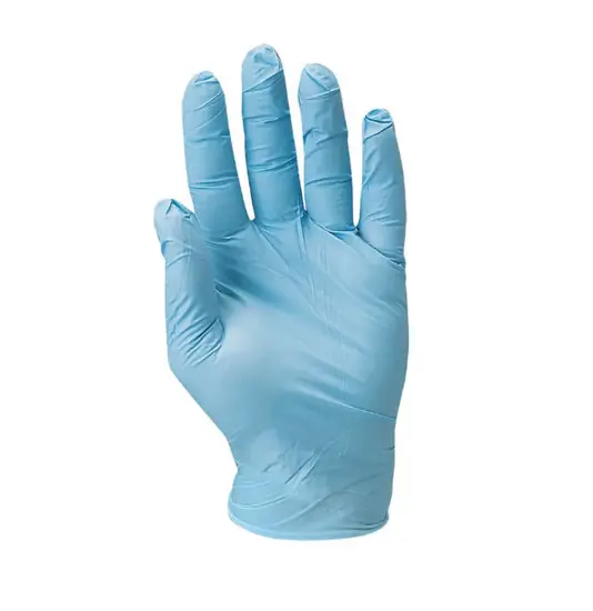 box da 100 guanti monouso in nitrile blu