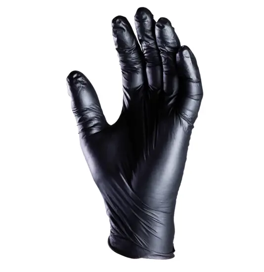 box da 100 guanti monouso in nitrile  EURO-ONE BLACK NITRILE 45