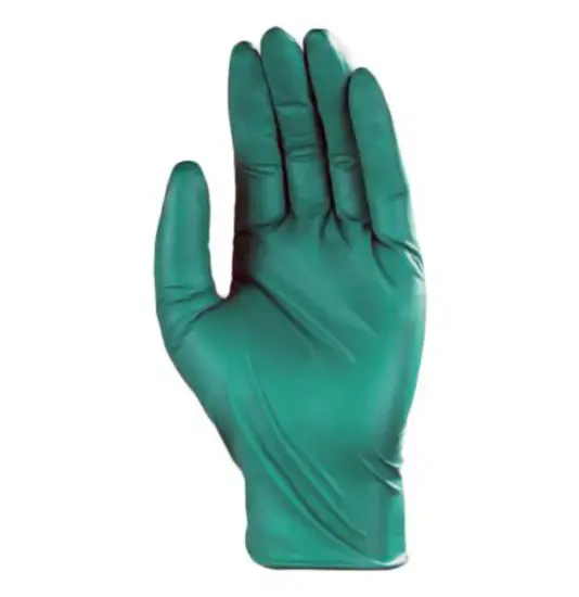 box da 100 guanti monouso in nitrile verde