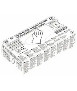 box da 100 guanti monouso in nitrile