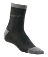 Calza media invernale elasticizzata colore nero grigio