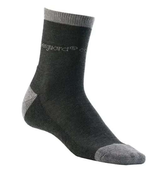 Calza media invernale elasticizzata colore nero grigio