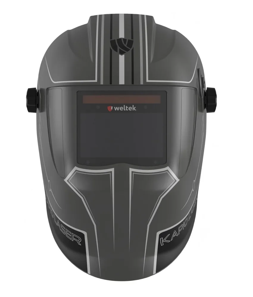 Casco per saldatura Weltek Kapio Laser, campo visivo 98 x52mm - alimentazione Solare / Batterie