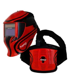 Casco per smerigliatura con sistema filtrante Weltek Kapio S4 Airkos