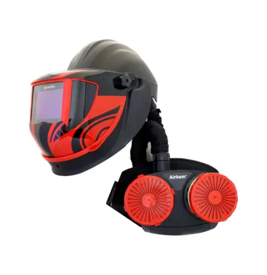 Casco per smerigliatura con sistema filtrante Weltek Navishock S13 Airkem P