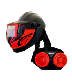 Casco per smerigliatura con sistema filtrante Weltek Navishock S4 Airkem P