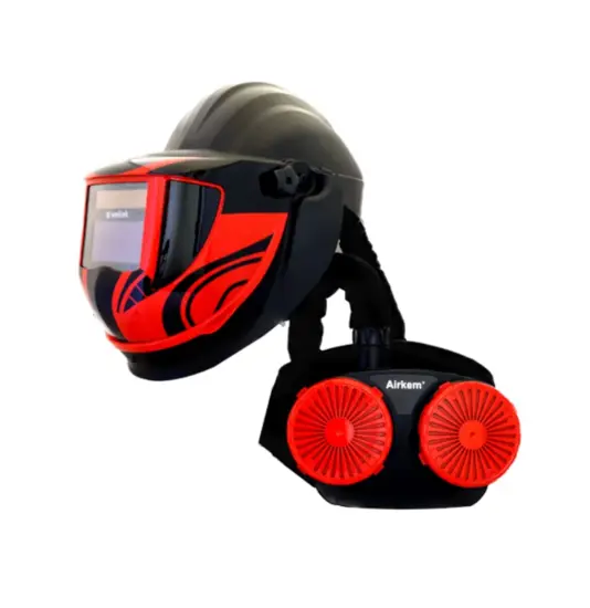 Casco per smerigliatura con sistema filtrante Weltek Navishock S4 Airkem P