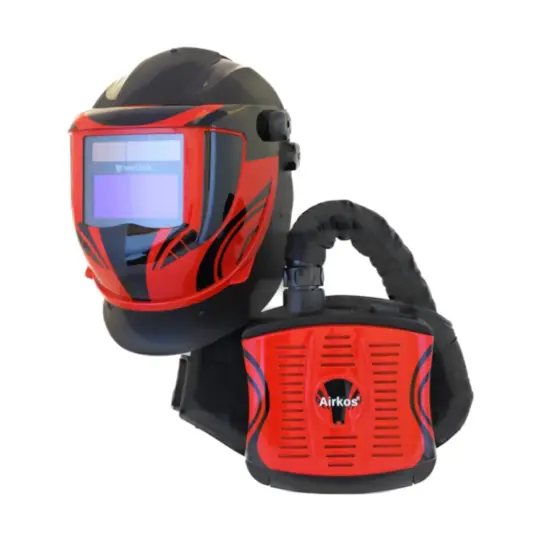 Casco per smerigliatura con sistema filtrante Weltek Navitek S4 Airkos