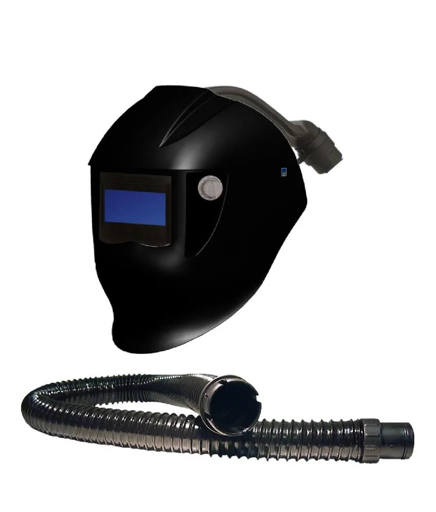 Casco protettivo per saldatura con tubo Weltek Kapio S3 per AIKOS, dotato di tubo per respirazione