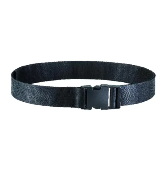 Cintura elasticizzata regolabile colore nero fibbia plastica