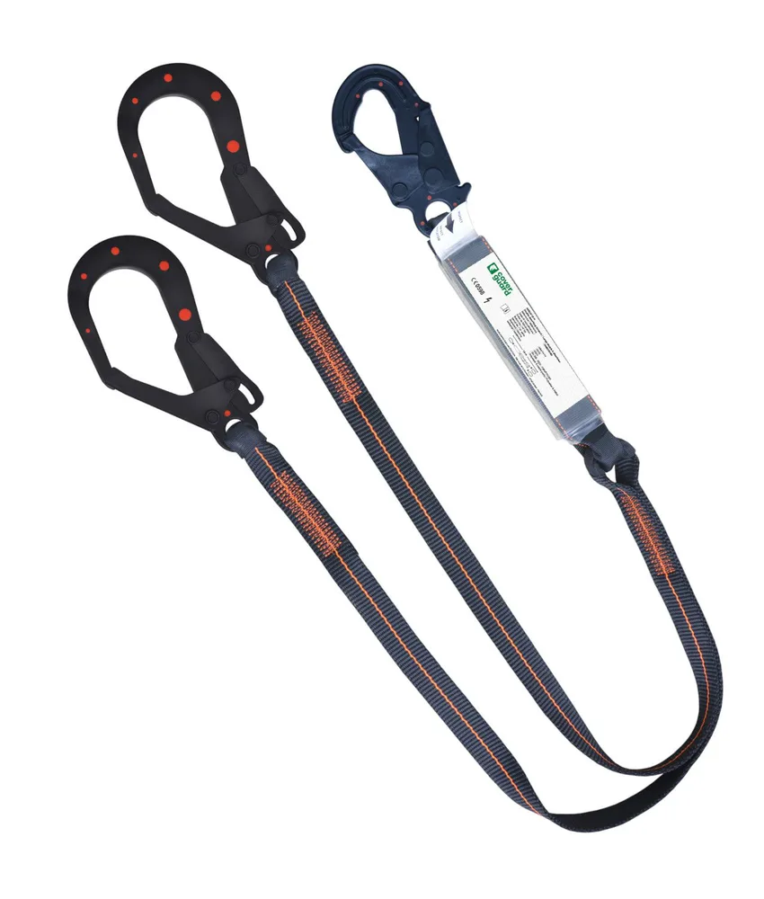 Cordino doppio con assorbitore Coverguard Areca, resistenza dielettrica di 12 kV - connettori non conduttori