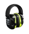 Cuffie antirumore nero e giallo fluo
