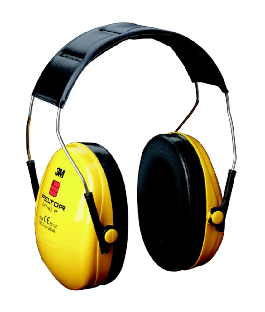 Cuffie antirumore per lavoro Coverguard PELTOR OPTIME I, SNR= 27 db - cuscinetti auricolari morbidi e ampi