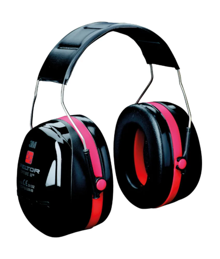 Cuffie antirumore per lavoro Coverguard PELTOR OPTIME III, SNR= 35 db - cuscinetti auricolari morbidi e ampi
