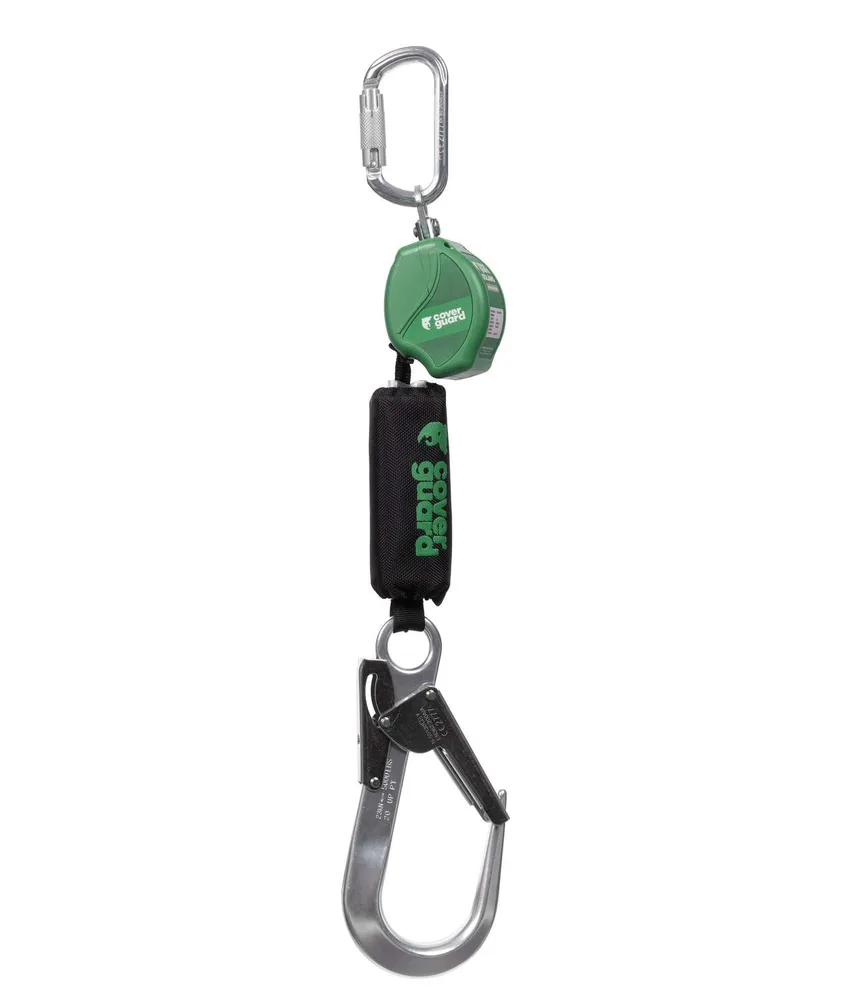 Dispositivo anticaduta retrattile Coverguard Solano, lunghezza 2 metri - portata 140 kg