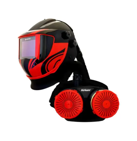 Elmetto per smerigliatura con sistema filtrante avanzato Weltek Navitek S13 Airkem P
