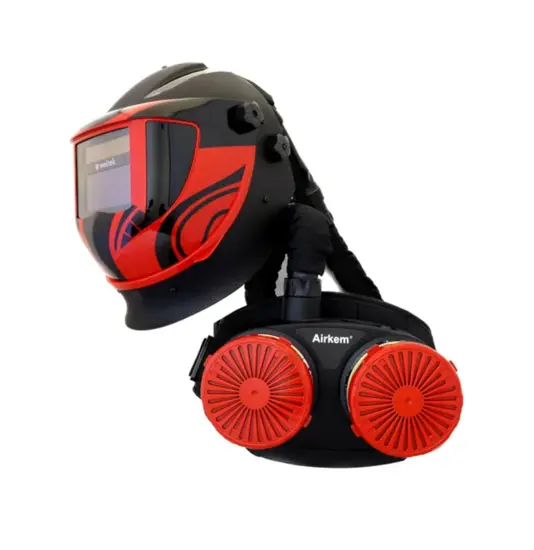 Elmetto per smerigliatura con sistema filtrante avanzato Weltek Navitek S4 Airkem P