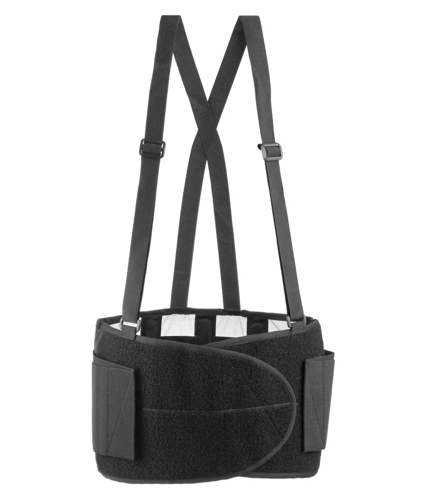 Fascia lombare regolabile Coverguard, con bretelle - elasticizzata