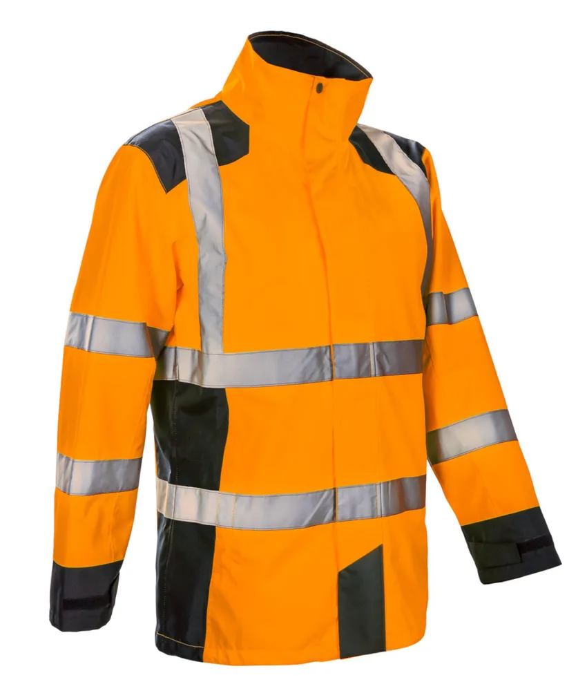 Giacca alta visibilità Coverguard AURO, 100% Poliestere - 2 tasche esterne con zip