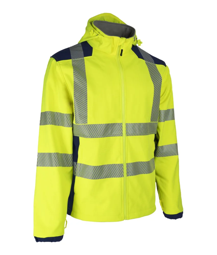 Giacca alta visibilità Coverguard AURO, 100% Poliestere - 2 tasche esterne con zip