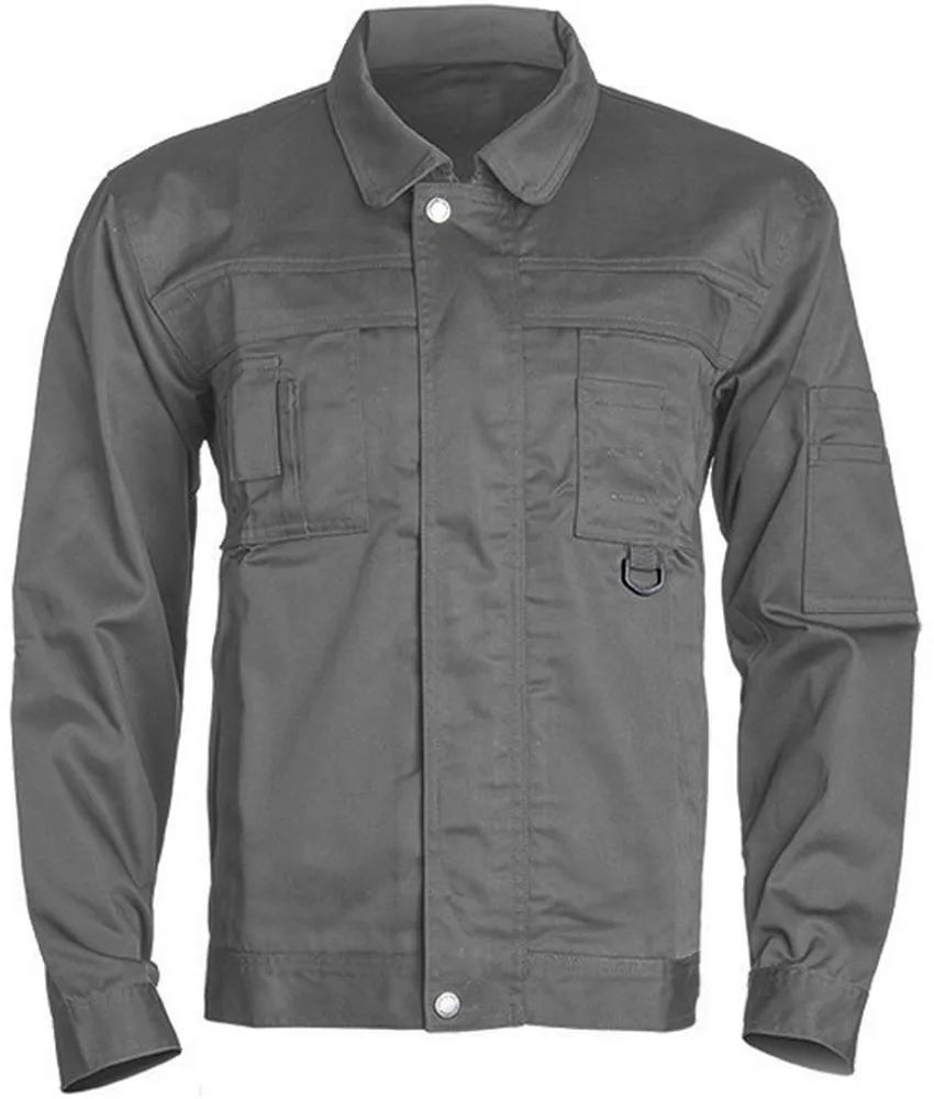 Giacca da lavoro colletto a camicia Coverguard Class Grey, Poliestere/Cotone - multitasche e con porta biro