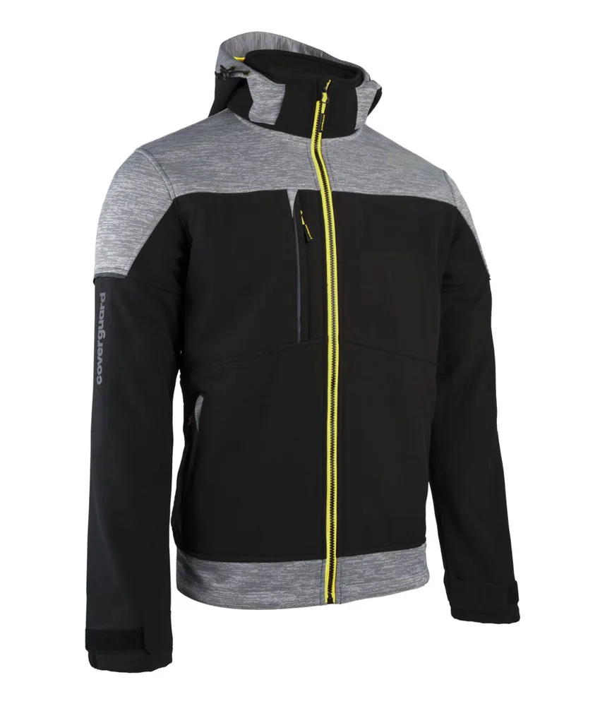 Giacca da lavoro in Softshell Coverguard BANJO, impermeabile - traspirante - zip ata visibilità