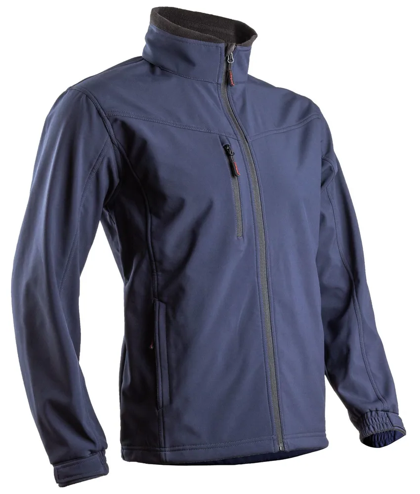 Giacca da lavoro in Softshell Coverguard Yang II, cappuccio fisso integrato - multitasca - impermeabile e traspirante