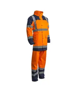 Giacca e pantaloni alta visibilità Coverguard Hydra