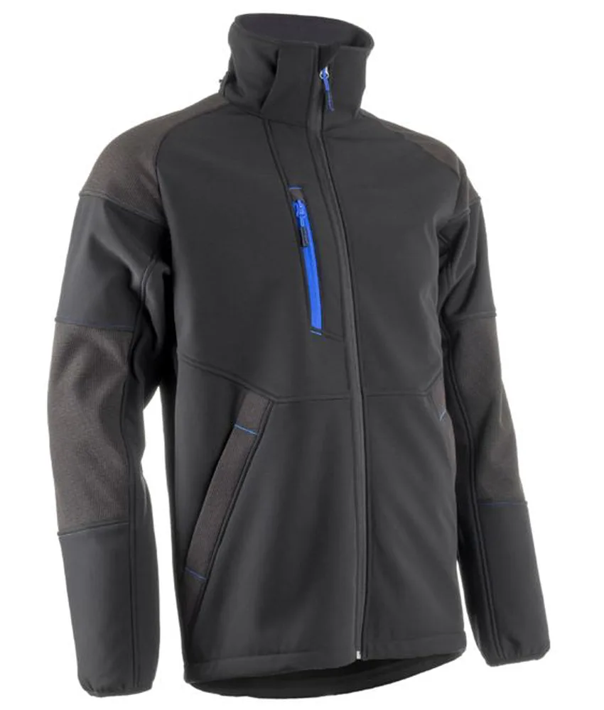 Giacca impermeabile da lavoro Coverguard Yuki II, Softshell 3 strati impermeabile e traspiranti - maniche Raglan - cappuccio rimovibile con couliss...