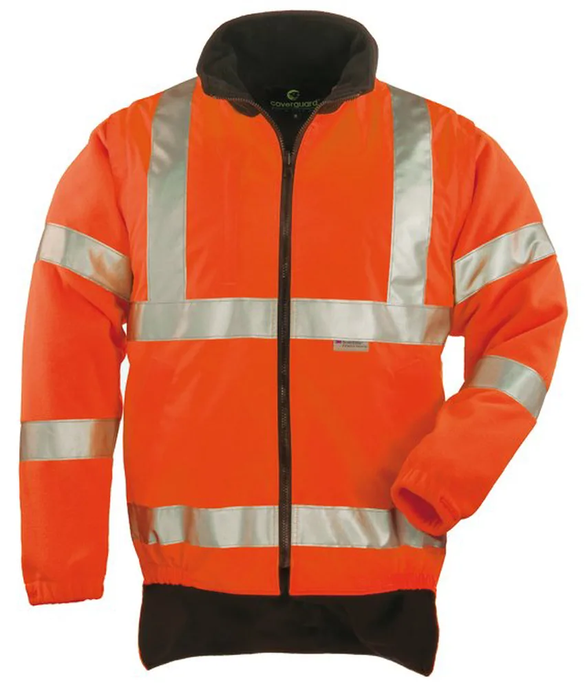 Giubbotto alta visibilità smanicabile Coverguard Hi-way, Impermeabile - 2 in 1 smanicabile - 3 tasche - cuciture impermeabili