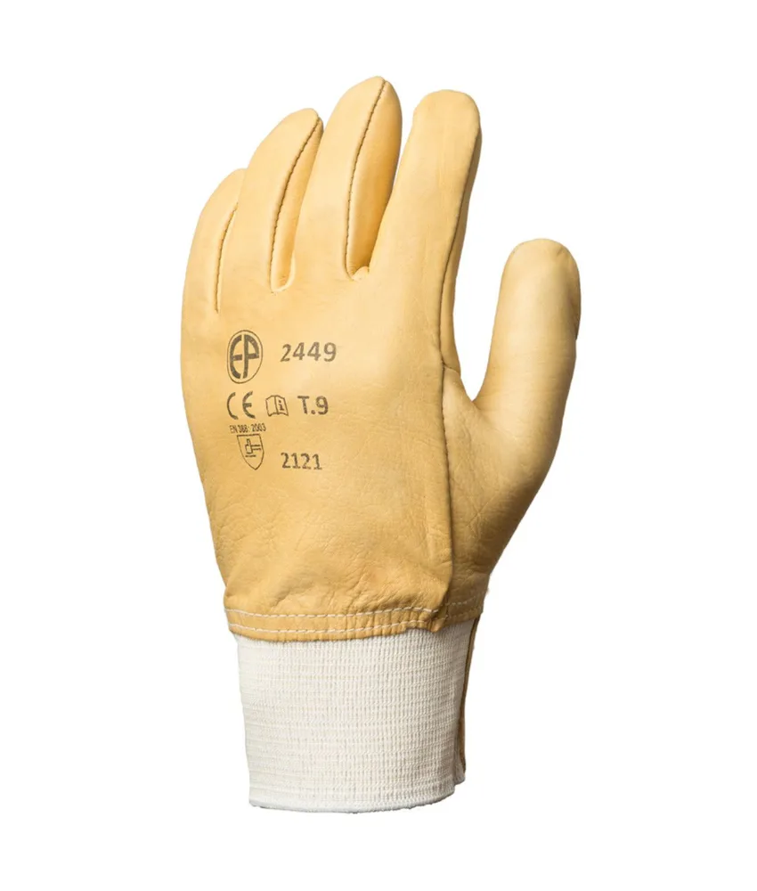 5 paia guanti antinfortunistici Coverguard EUROSTRONG 245, pollice palmato - polso lavorato a maglia