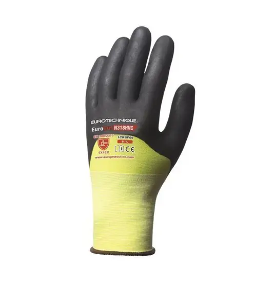 guanti antitaglio alta visibilità Coverguard Eurocut N318HVC
