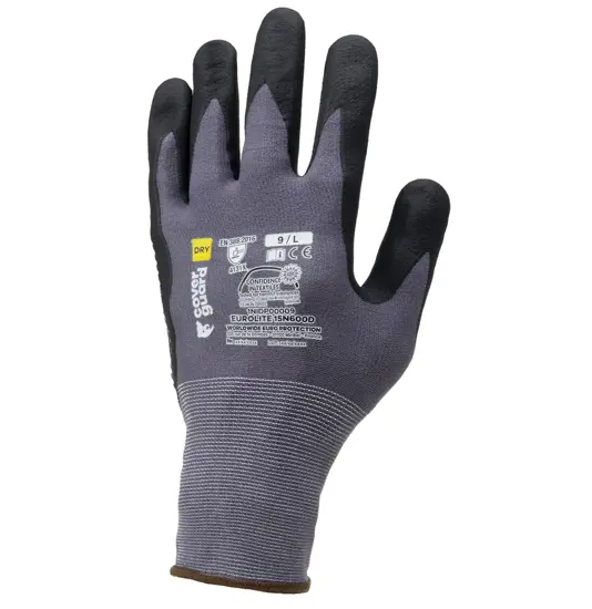 Guanti da lavoro con palmo puntinato Coverguard Eurolite 15N600D