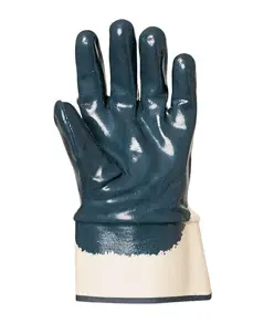 guanti da lavoro cotone palmo e dita spalmate in nitrile