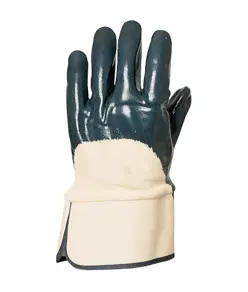 guanti da lavoro cotone palmo e dita spalmate in nitrile