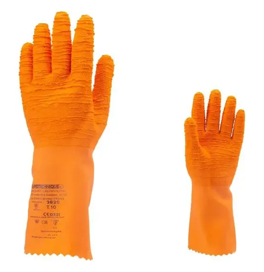guanti in lattice Coverguard Eurochem L3820