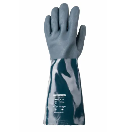 guanti in PVC verde Coverguard Eurochem 3740