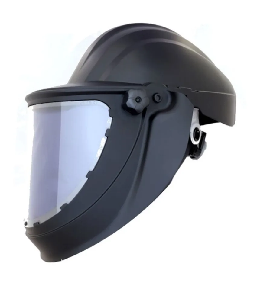 Maschera per smerigliatura Weltek Navishock Visor, sospeso tramite un copricapo con 6 punti di fissaggio