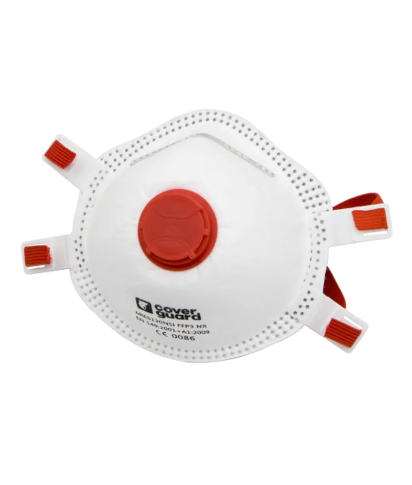 10 mascherine monouso Coverguard, FFP3 - con valvola