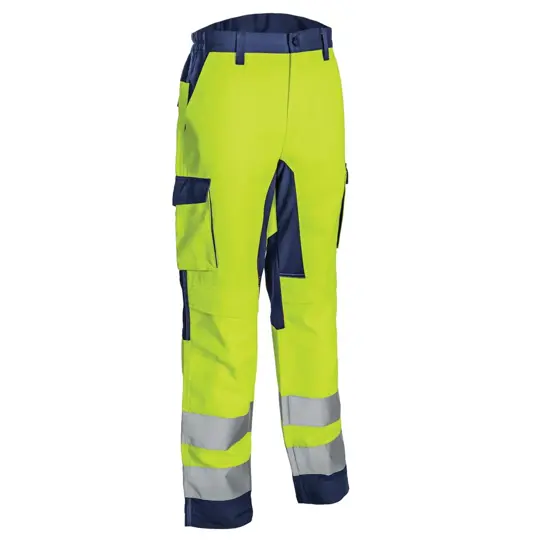 Pantaloni da lavoro alta visibilità gialli Coverguard Hibana in offerta