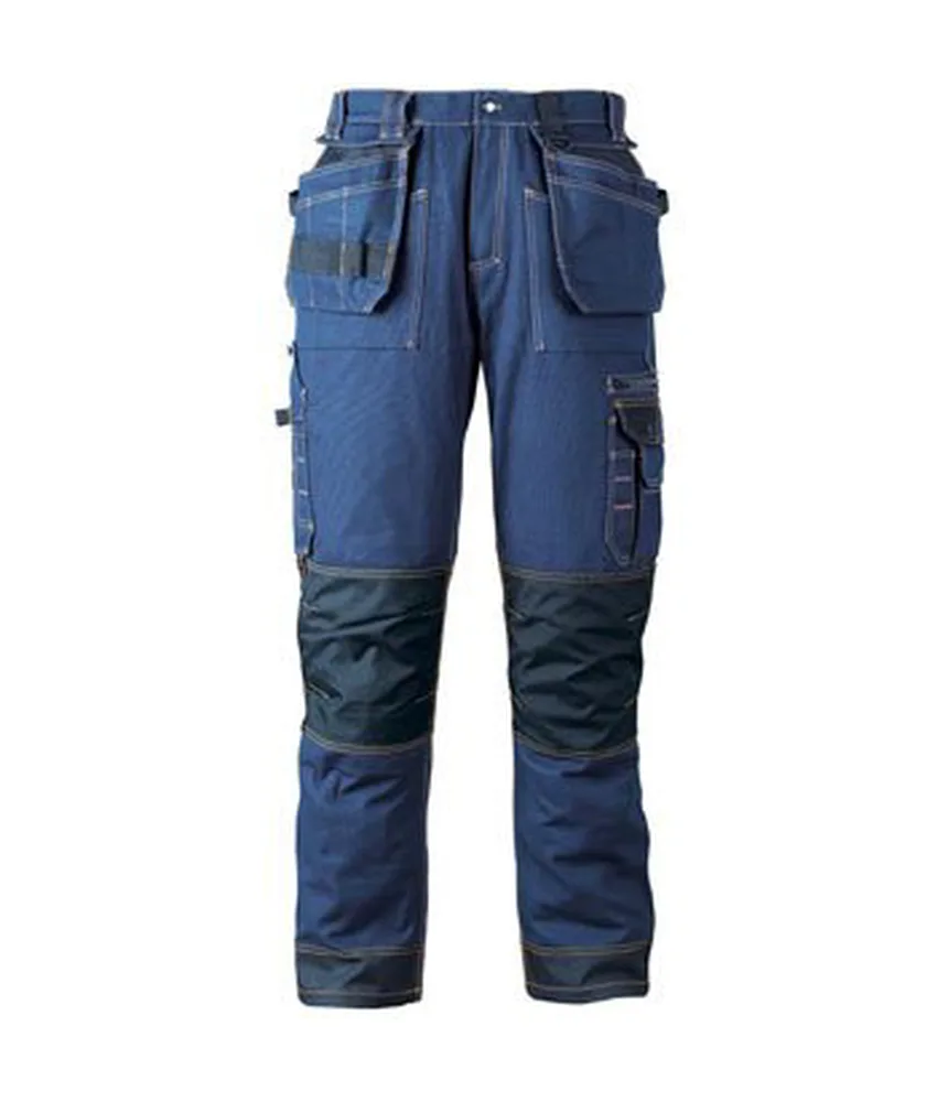 Pantaloni da lavoro cotone poliestere in offerta, 60% cotone 40% poliestere - 8 tasche - porta ginocchiere e portamartello sulla gamba