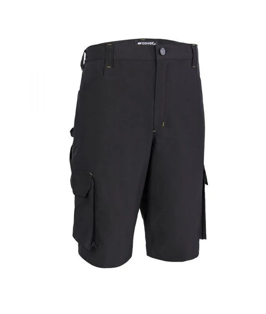 Pantaloni tecnici corti da lavoro Coverguard Tenerio, Pantaloncini tecnici multitasche - pratici e ideali per artigiani - tessuto stretch elastico ...