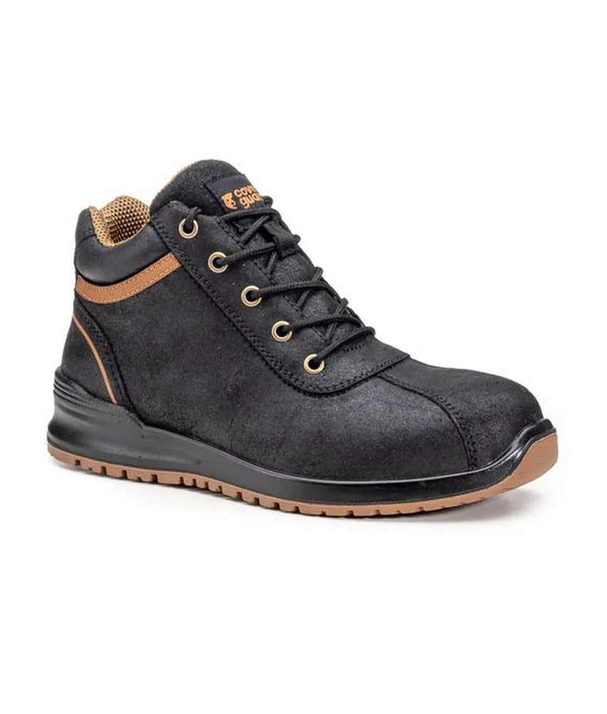 Scarpe antinfortunistiche da donna Coverguard Iolite, scarpa alta - tomaio in pelle scamosciata - S3